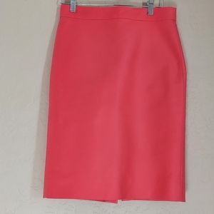 J. Crew pink pencil skirt size 2